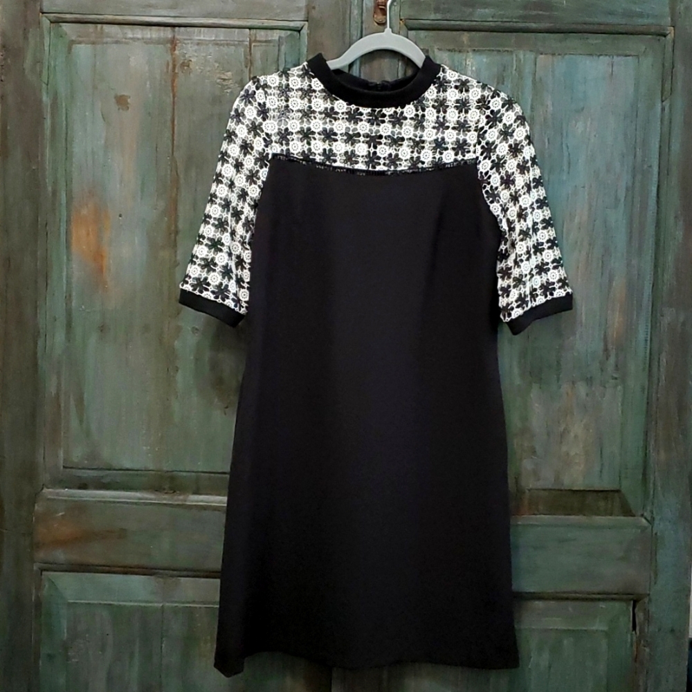Julia Jordan Crochet Retro Vib Dress, Size 2